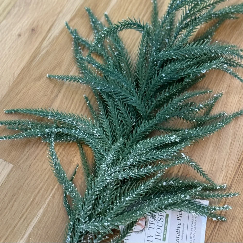 3/ My Texas House norfolk pine 24”stem Decoration, Green,..